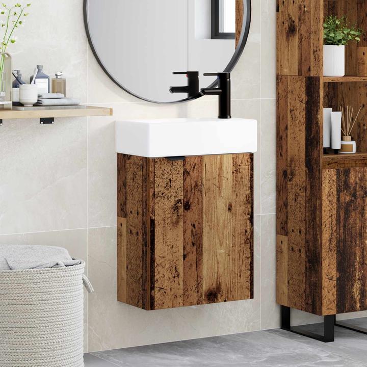 Produktbild vidaXL Badezimmerschrank (45.50 x 22.50 x 84 cm)