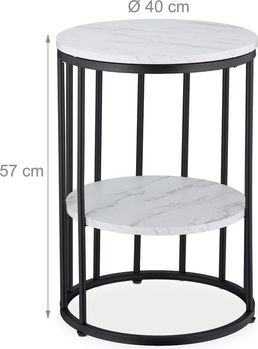 Actual product image Relaxdays Side Table (40 x 40 x 57 cm)
