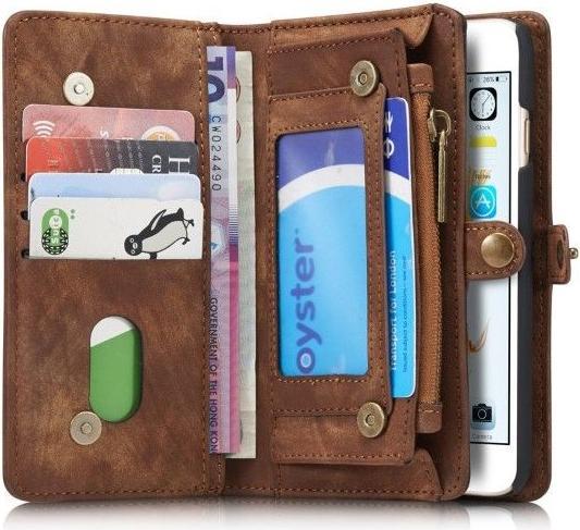 Productafbeelding Caseme Leren portemonnee met plastic omslag (Apple iPhone 6, Apple iPhone 6s)