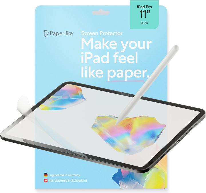 Image du produit Paperlike 3 Displayschutzfolie for iPad Pro 11 (2024) (2 pièce(s), iPad Pro 11 2024 (M4))