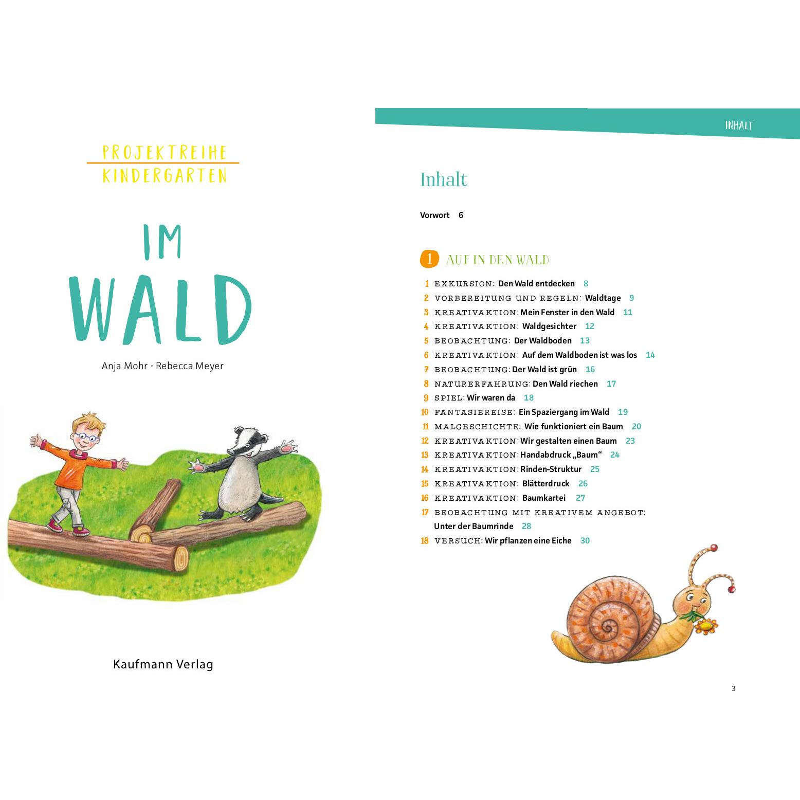 Thumbnail - Projektreihe Kindergarten - Im Wald, Fachbücher von Rebecca Meyer, Anja Mohr