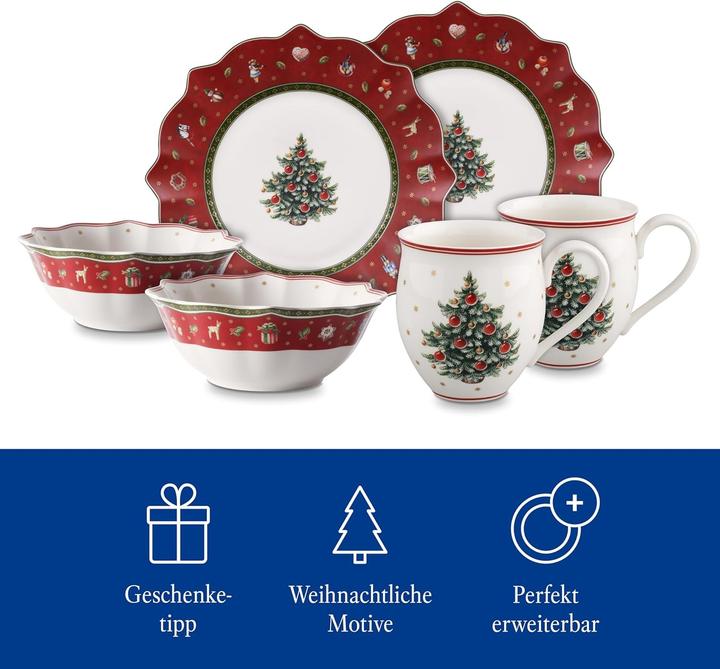 Image du produit Villeroy & Boch Breakfast for 2 rot, Set 6tlg. Toy's Delight (6 pcs)