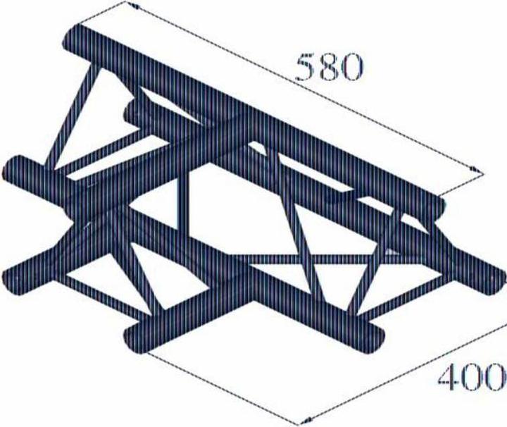 Actual product image Alutruss DECOLOCK DQ3-PAT36 3-point truss T-piece 90