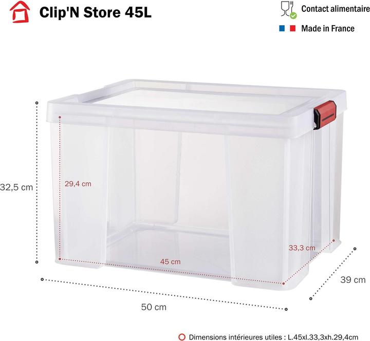 Actual product image Sundis Clip'n Store (39 cm, 45 l, 1x)