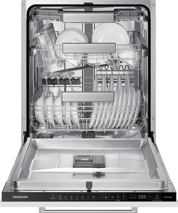Immagine prodotto Samsung DW60A8070BB Lavastoviglie da incasso a scomparsa totale Serie 8500 14 coperti B Terzo cesto