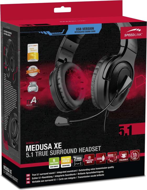 Image du produit Speedlink MEDUSA XE Casque True Surround 5.1 (Filaire)