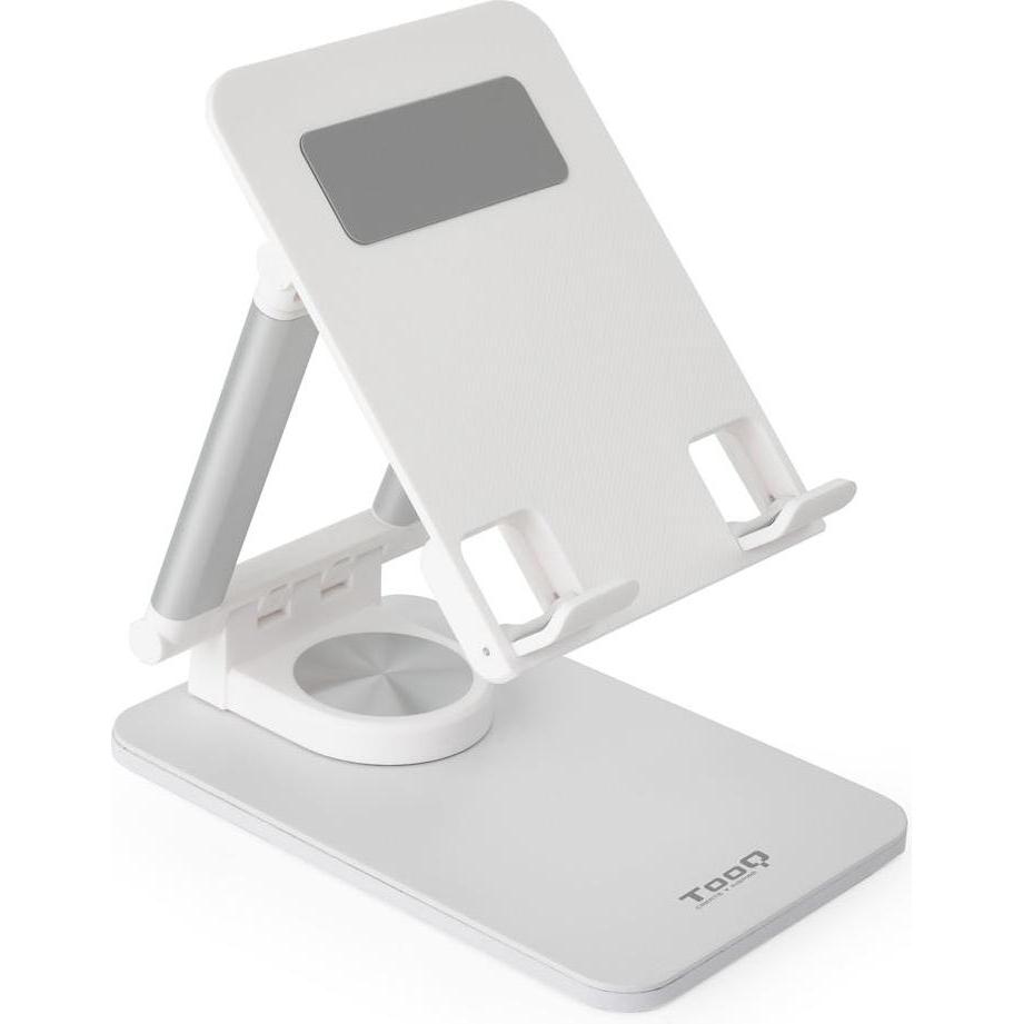 Tooq Technology Soporte Plegable Para Tablet Hasta 12.9" Blanco, Supporto per tablet, Bianco