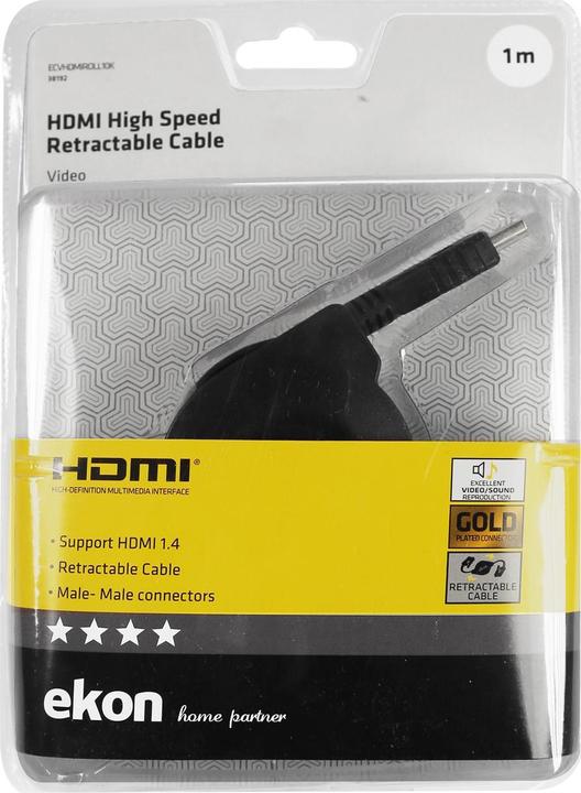 Image du produit Ekon HDMI (Typ A) — HDMI (Typ A) (1 m)