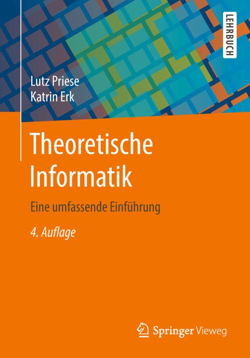 Produktbild Theoretische Informatik (Deutsch, Katrin Erk, Lutz Priese, 2018)