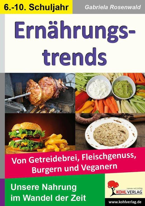 Produktbild Ernährungstrends (Deutsch, Gabriela Rosenwald, 2015)
