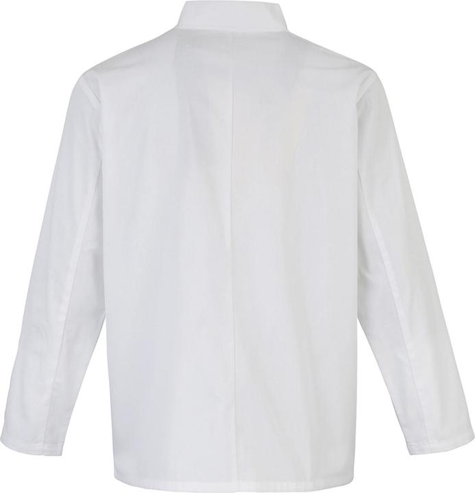 Actual product image Premier Unisex Adult Stud Front Long-Sleeved Chef Jacket (XXL)