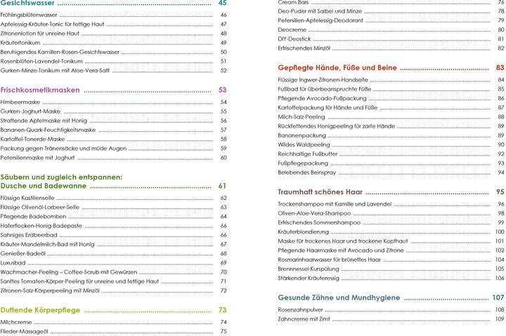 Nährwerte und Zutaten Naturkosmetik aus dem Thermomix® (Deutsch, Elisabeth Engler, 2018)