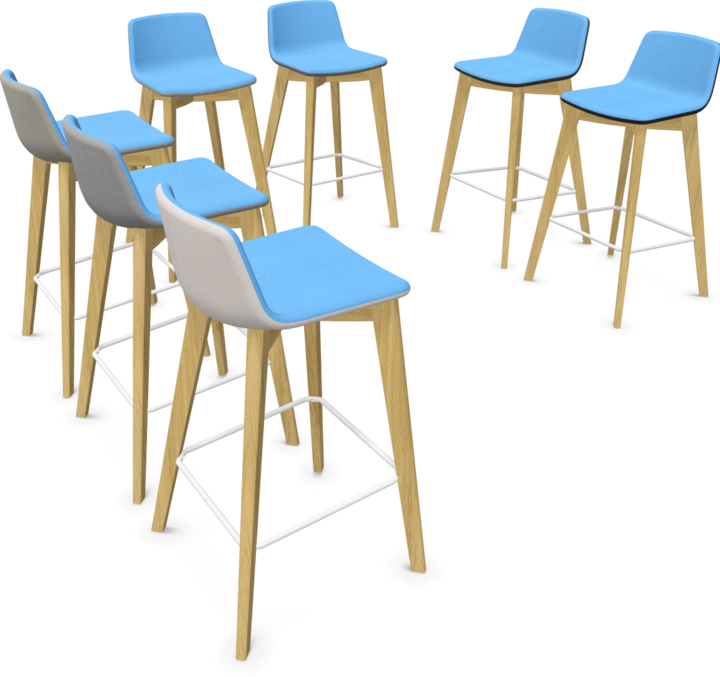 Actual product image Narbutas Twist & Sit Bar Stool