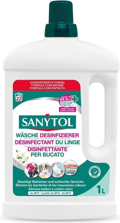Sanytol Laundry disinfector (22 Washing cycles, Liquid)