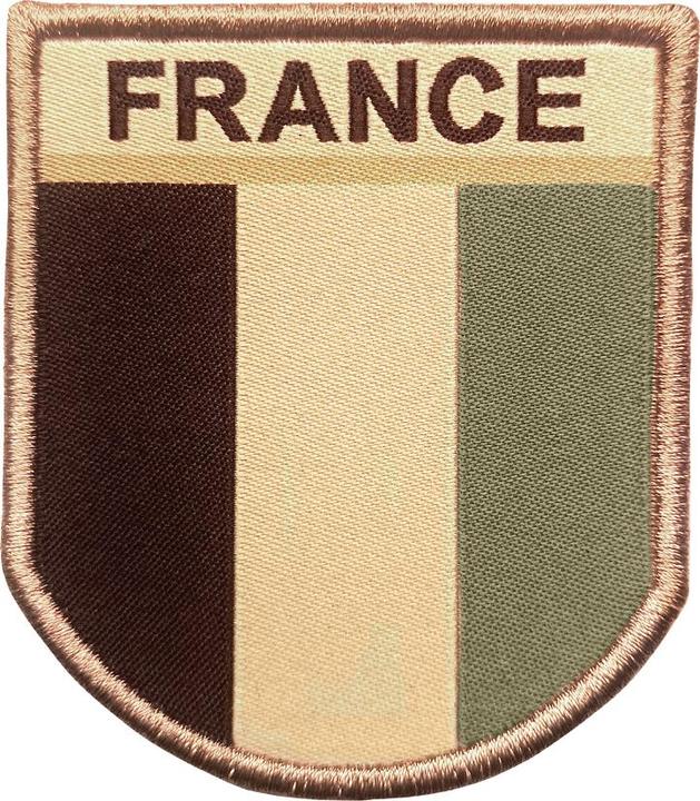 A10 Equipment Textilpatch Abzeichen Frankreich bestickt Wüste