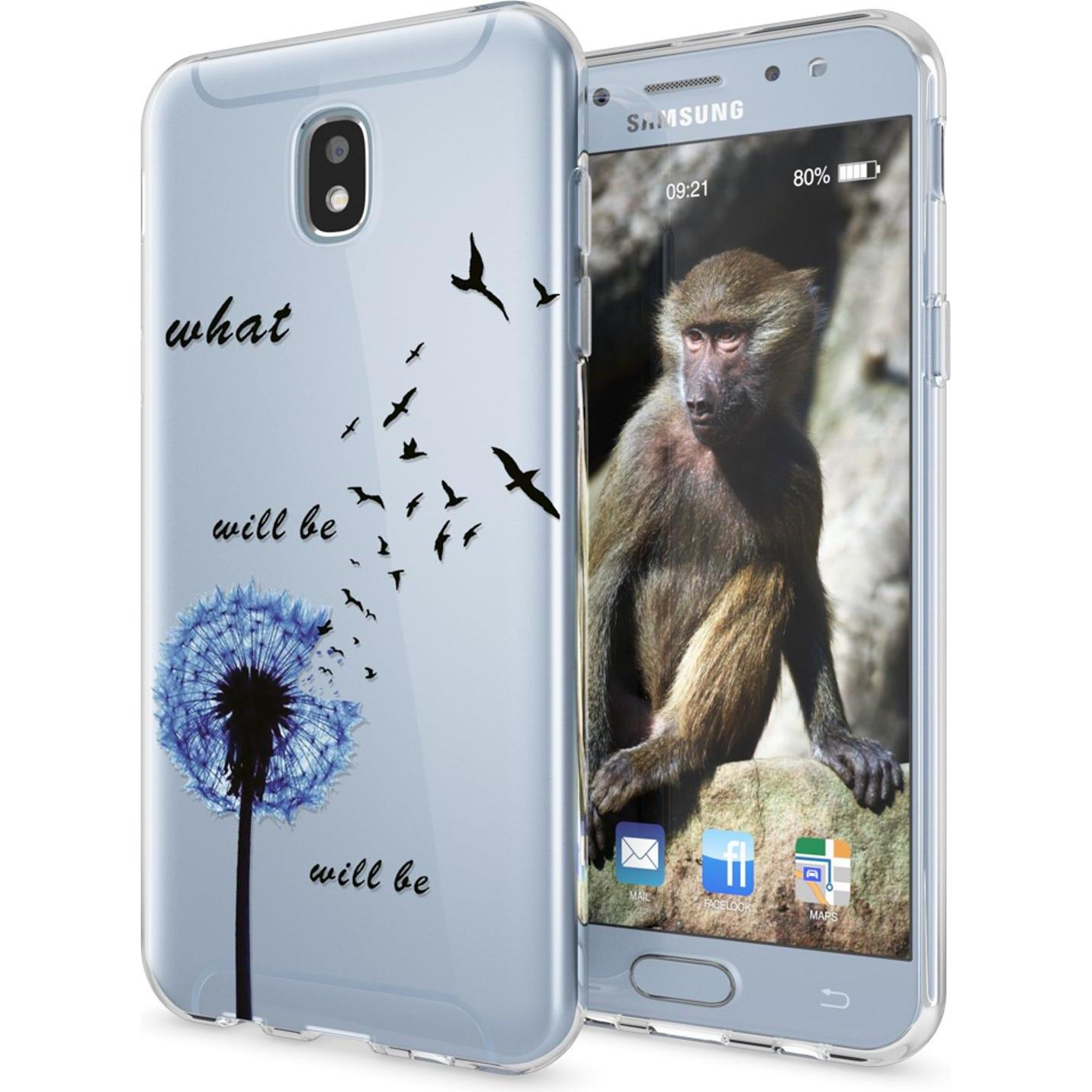Nalia Handyhülle (Samsung Galaxy J3 (2017)), Smartphone Hülle, Blau