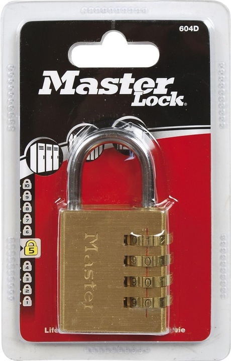 Actual product image Master Lock combination lock