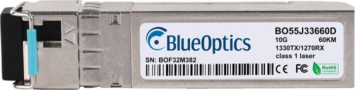 BlueOptics NetApp SFP-10G-BX-D-60KM kompatibler SFP+ BO55J33660D