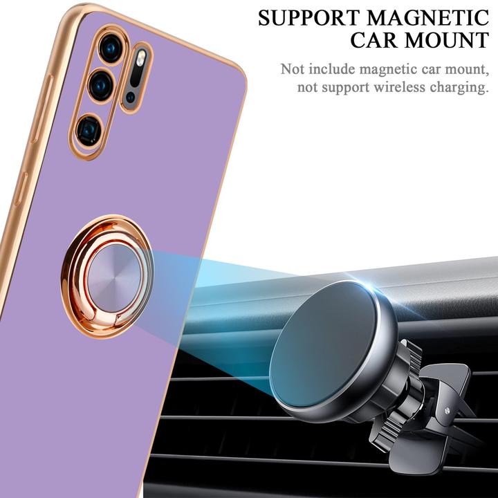 Image du produit Cadorabo Housse pour Huawei P30 PRO en TPU avec protection pour appareil photo et anneau LM089 Style (Huawei P30 Pro)