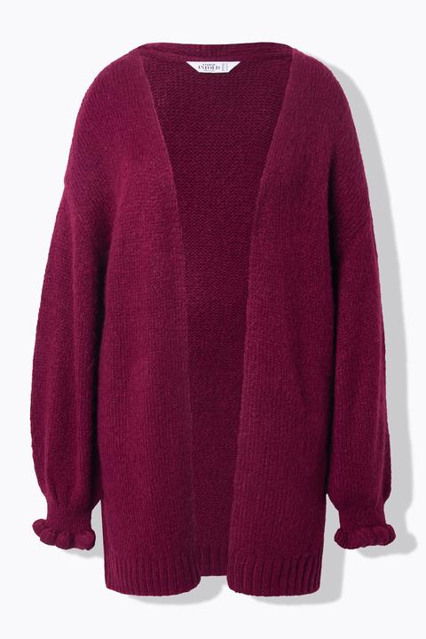 Produktbild Studio Untold Long-Strickjacke, oversized, Ärmel-Raffung (54)