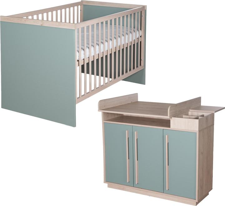 Produktbild Roba Kinderzimmerset Selva (Babybett, Wickelkommode)