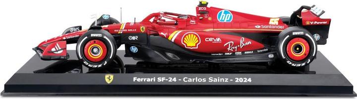 Actual product image Bburago Ferrari F1 SF-24 1/24 Kit Sainz 2024
