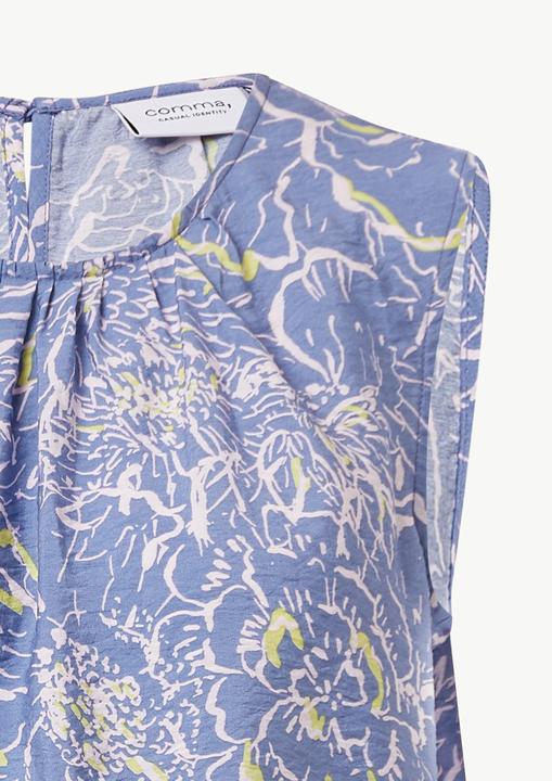 Produktbild Comma Bluse Strukturiertes Blusentop mit Raffung (44)