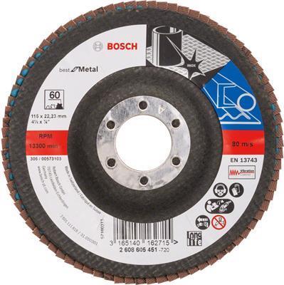 Produktbild Bosch Professional Zubehör PRO X571 Fächerschleifscheibe, 115 mm, G120 (120)