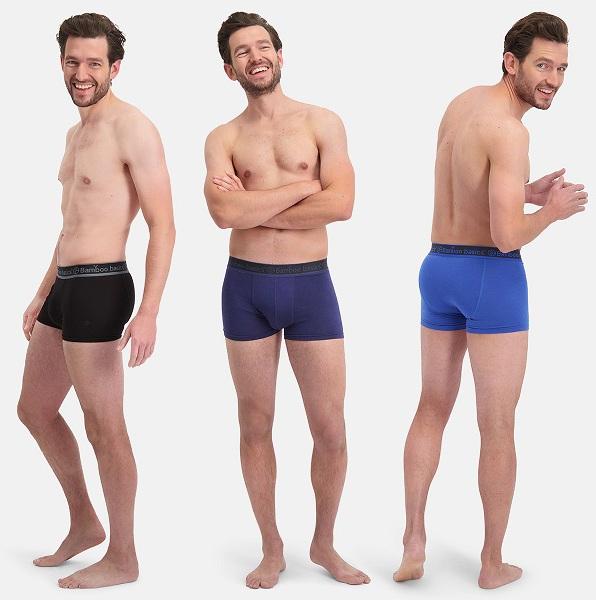 Immagine prodotto Bamboo Basics Trunk Boxershort Liam (3-Pack) (L, confezione da 3)