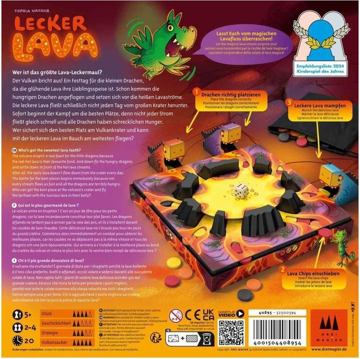 Actual product image Schmidt Spiele Delicious Lava (mult) (English, French, German, Italian, 2 - 4 Players)