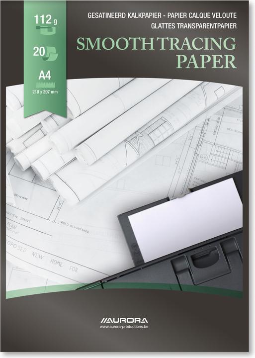 Aurora Transparent paper blocks (A4, Plain)
