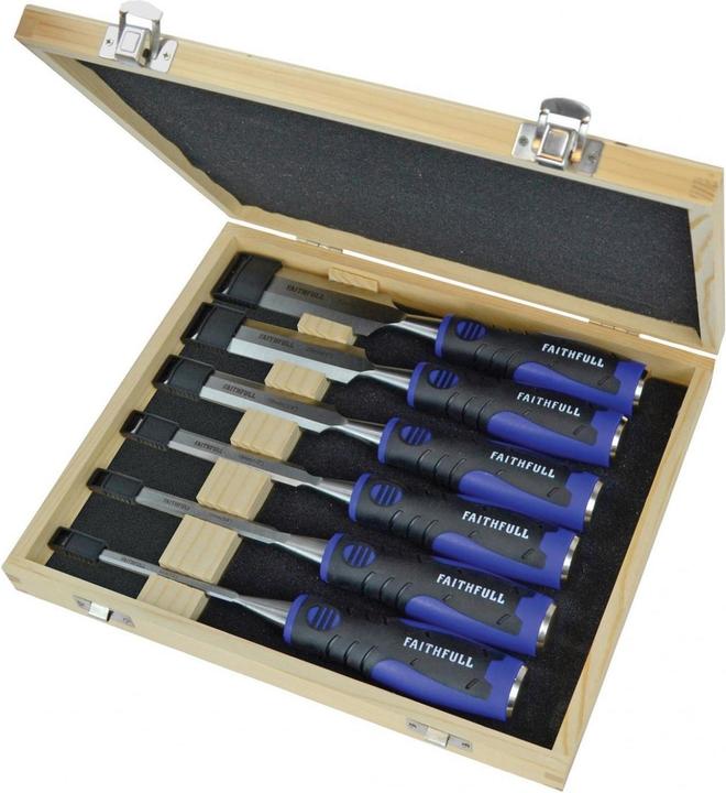 Actual product image Faithfull Soft Grip Bevel Edge Chisel