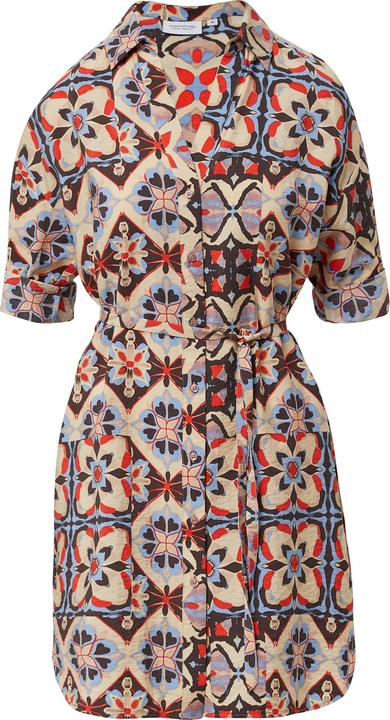 Produktbild Comma Kleid Kurzes Hemdblusenkleid mit All-over-Print (38)