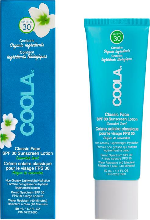 Productafbeelding Coola Suncare Klassiek (Zonnecrème gezicht, SPF 30, 50 ml)