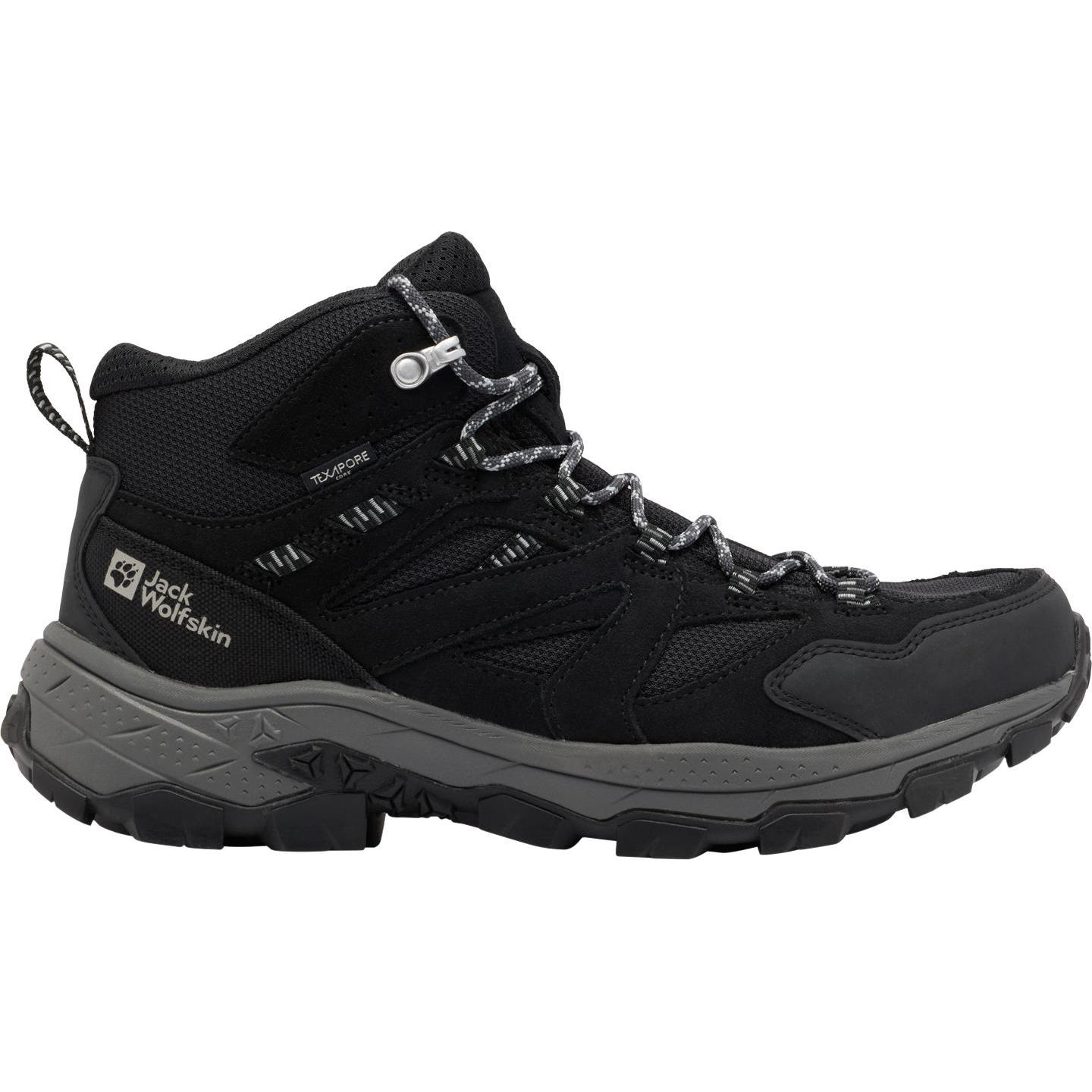 Jack Wolfskin, Herren, Wanderschuhe, Vojo Tour Texapore Mid (44), Schwarz