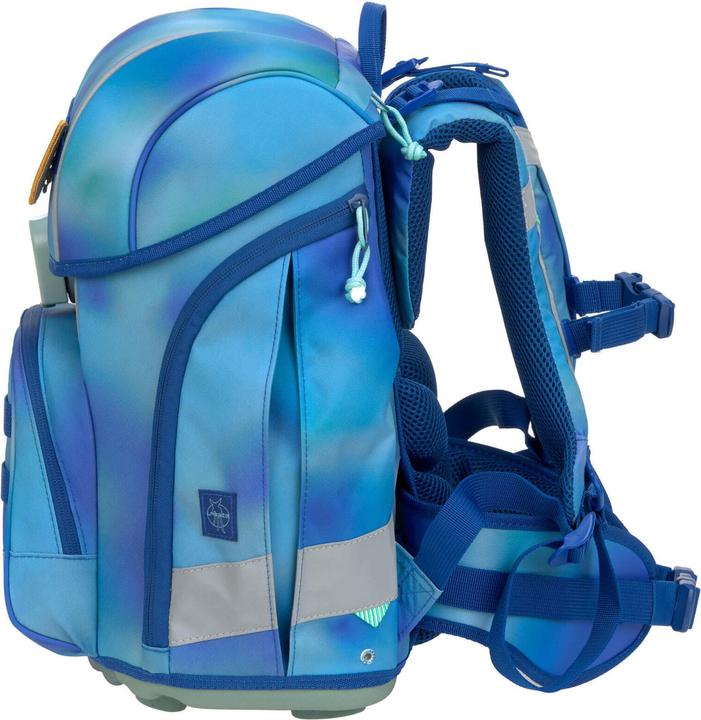 Produktbild Lässig Schulrucksack-Set Boxy, Grün / Blau (21 l)