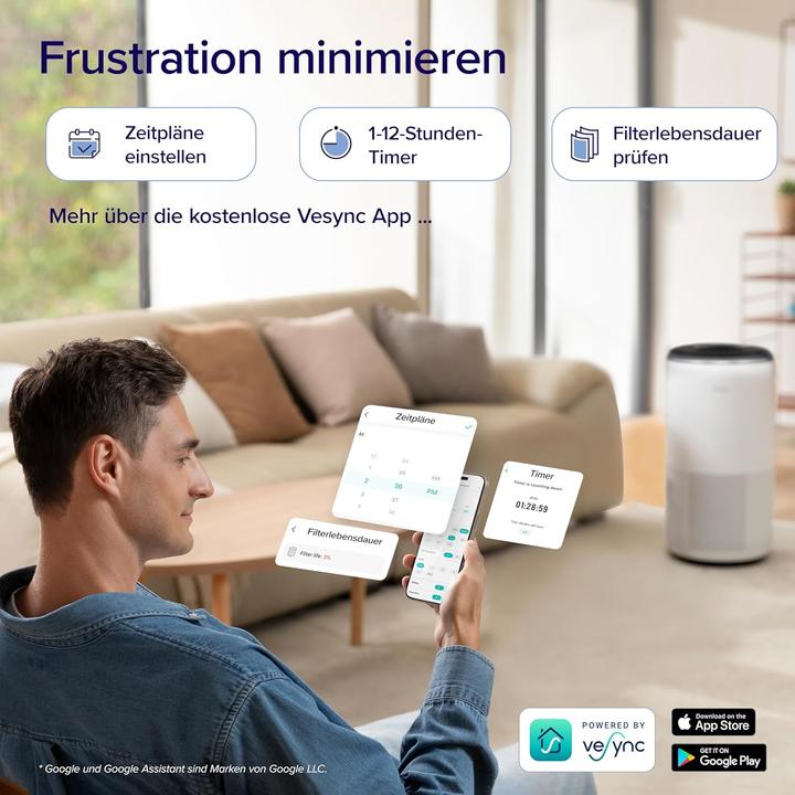Produktbild Levoit Luftreiniger Core 400S mit App-Steuerung (90 m²)