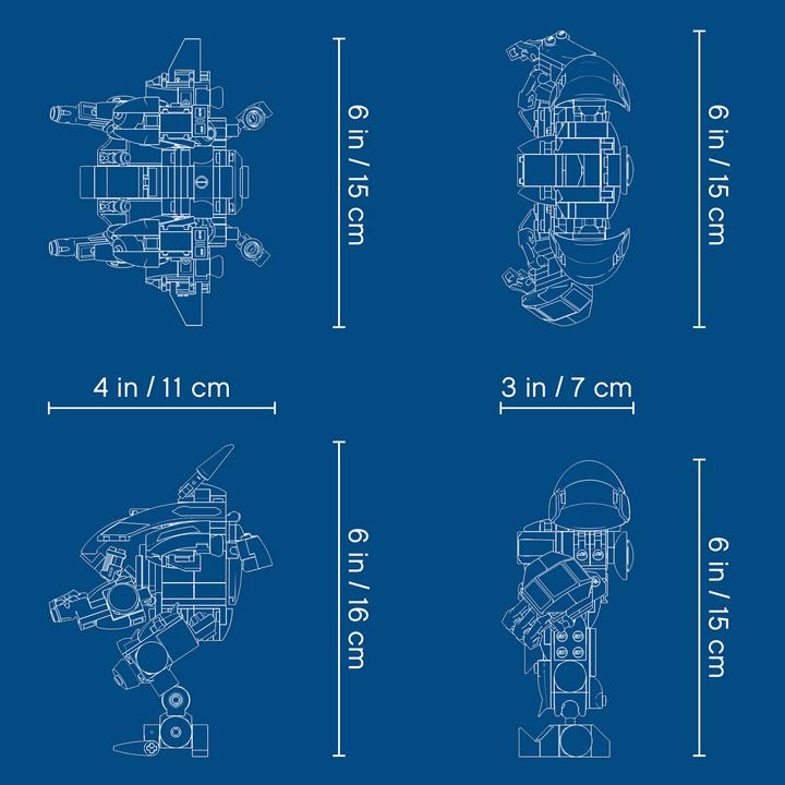 Actual product image LEGO D.Va and Reinhardt (75973, LEGO Overwatch)