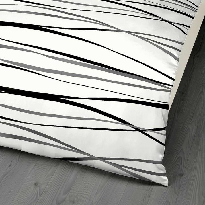 Produktbild BettwarenShop Bibermotion black&white (Bettwäsche Set, 240 x 220 cm)