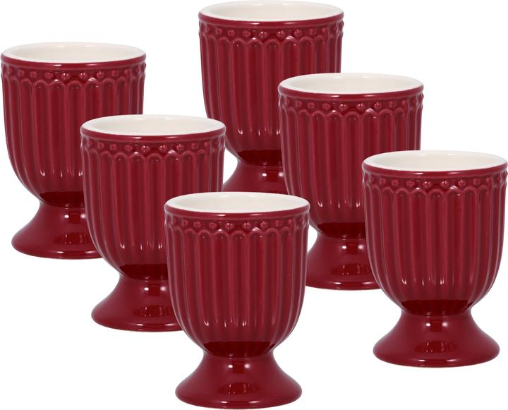 Produktbild Greengate Alice Eierbecher claret red 6,5 cm Set6 (6 x)