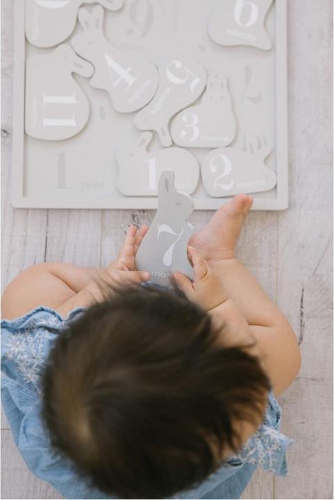 Actual product image Pearhead Milestones puzzle (12 pieces)