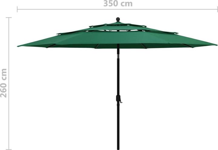 Immagine prodotto vidaXL Sonnenschirm (3.50 m)