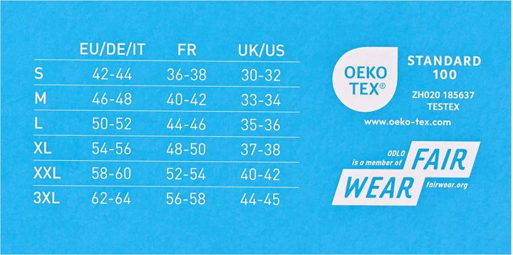 Nutritional values and ingredients Odlo Base Layer (L)