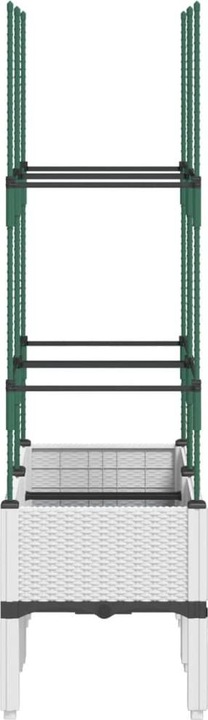 Actual product image VidaXL Planter with trellis PP