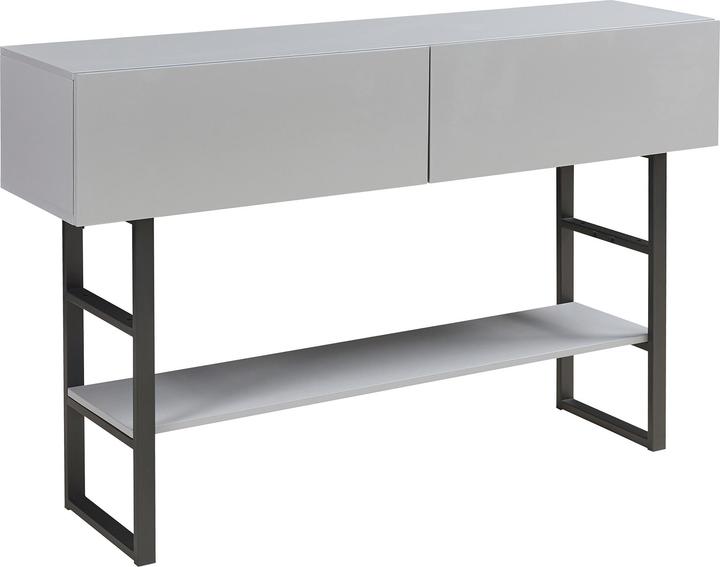 En.Casa Konsolentisch Varberg 75x120x30 cm Hellgrau