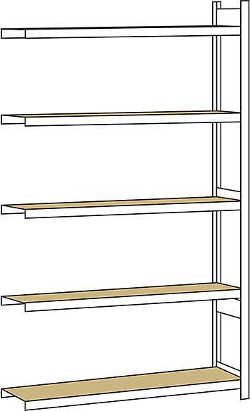 Produktbild Schulte Lagertechnik Anbauregal WS 2000 mit Spanplatten