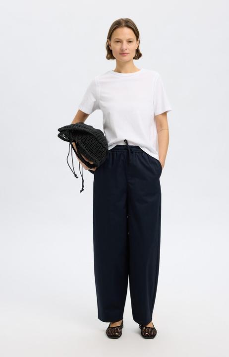 Produktbild Selected Femme 100% Baumwoll T-Shirt mit Rundhalsausschnitt (S)