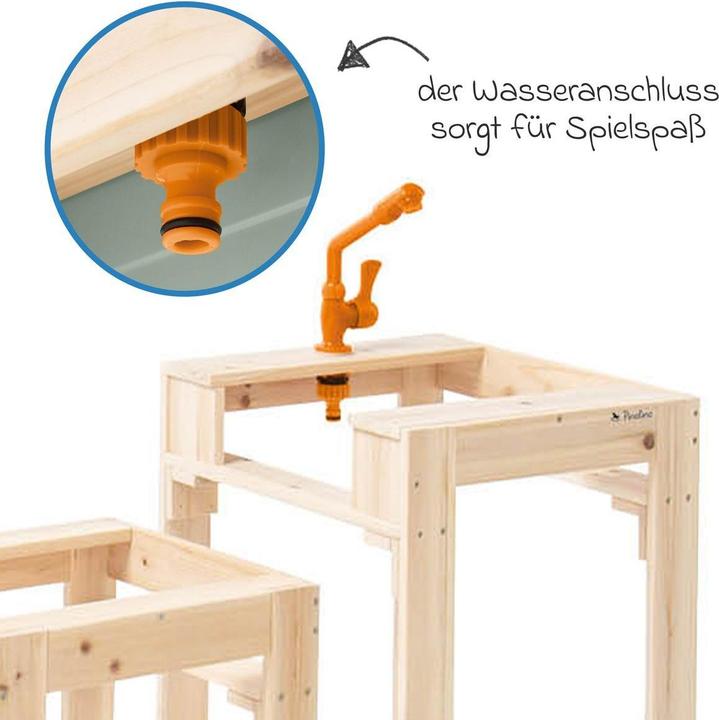 Image du produit Pinolino 3-tlg. Wasserspieltisch-Set Frolino 3 Spieltische