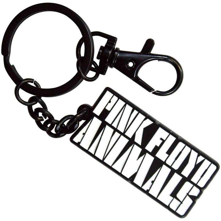 Actual product image Pink Floyd Animals Text Logo Keyring