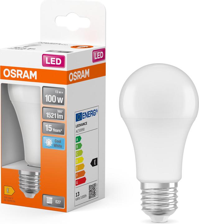 Immagine prodotto Osram Star Classic A (E27, 13 W, 1521 lm, 1 x, F)
